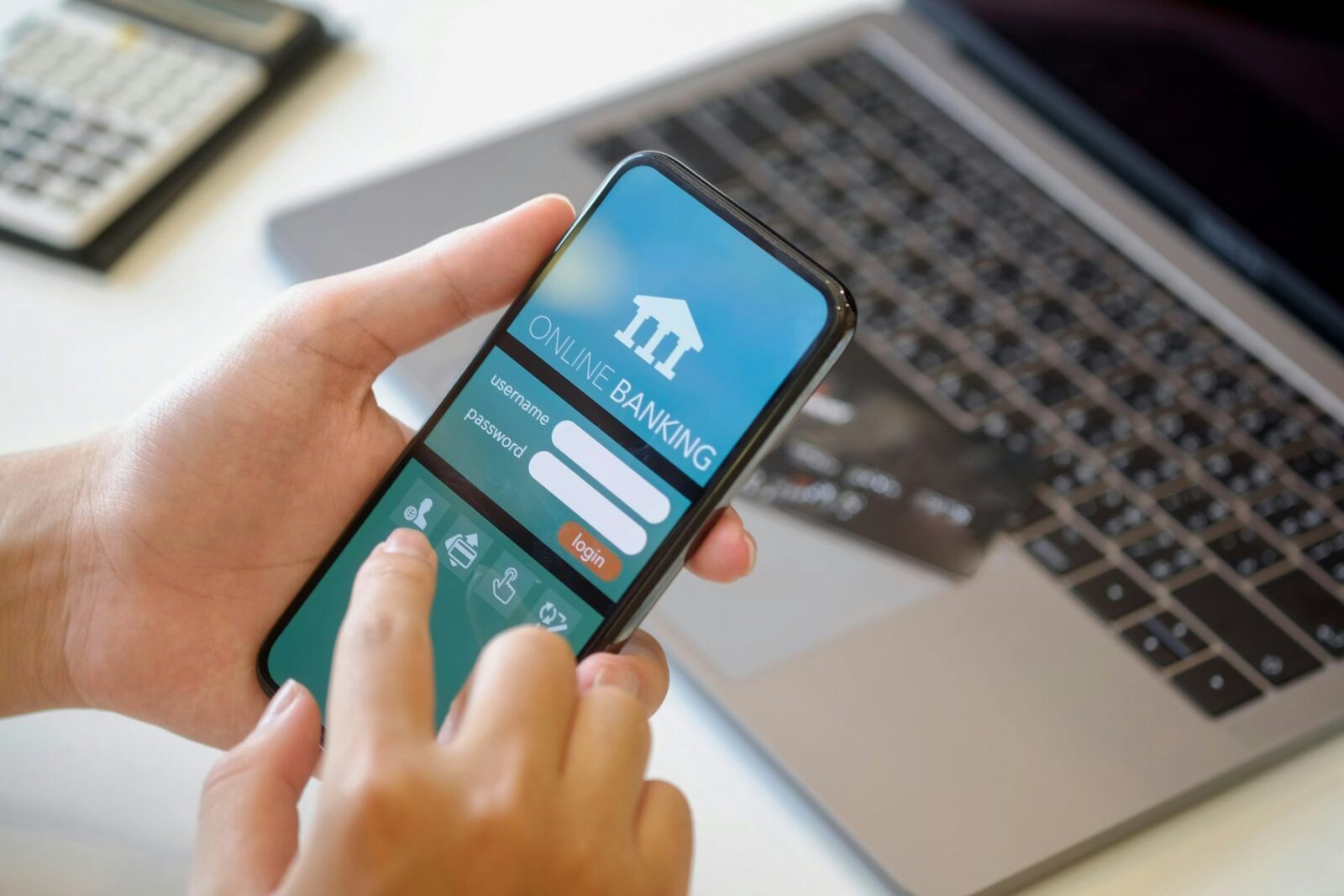 A person checking a stocks and shares ISA cash balance on a phone