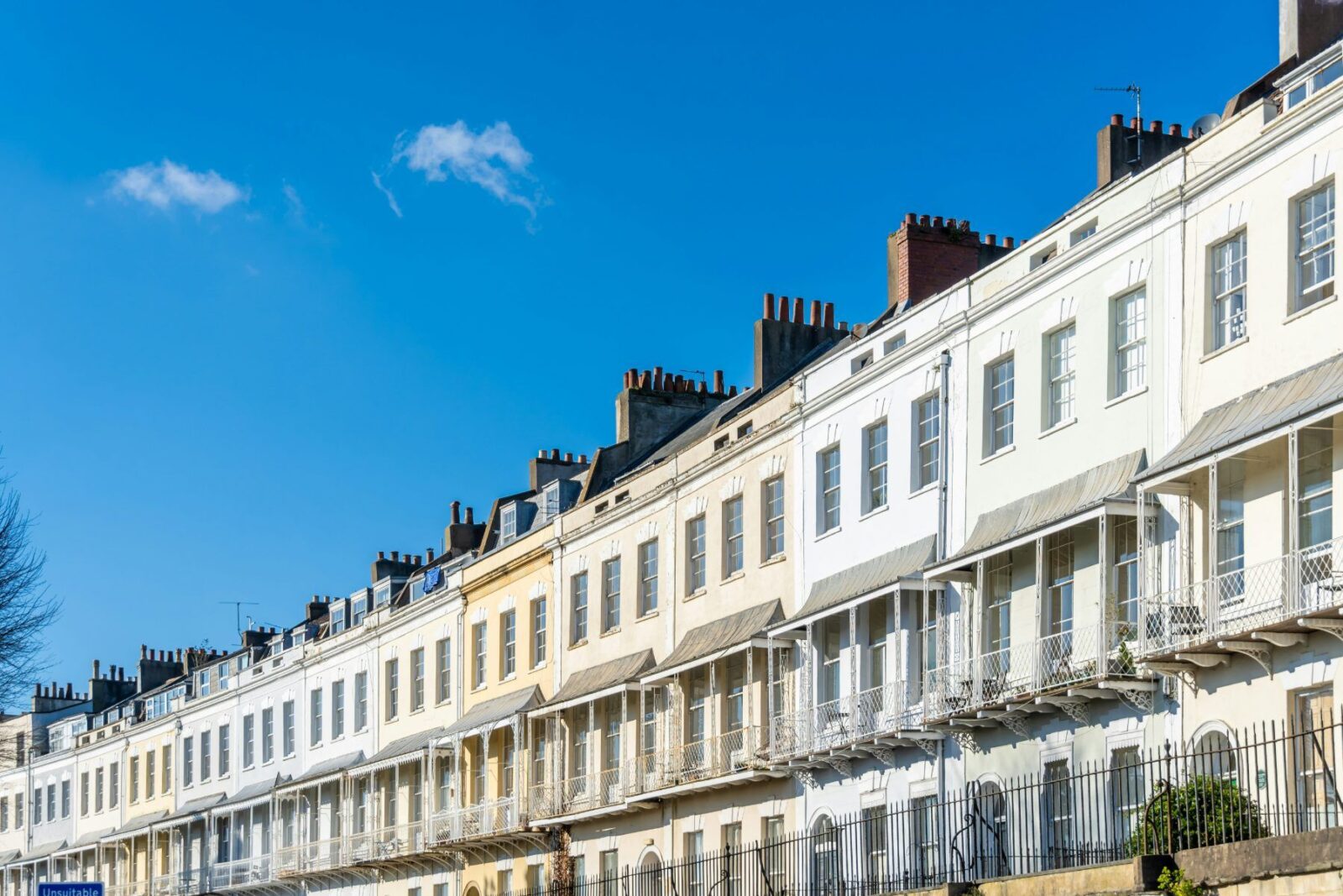 Georgian terraced houses in Bristol, the classic image of property investment