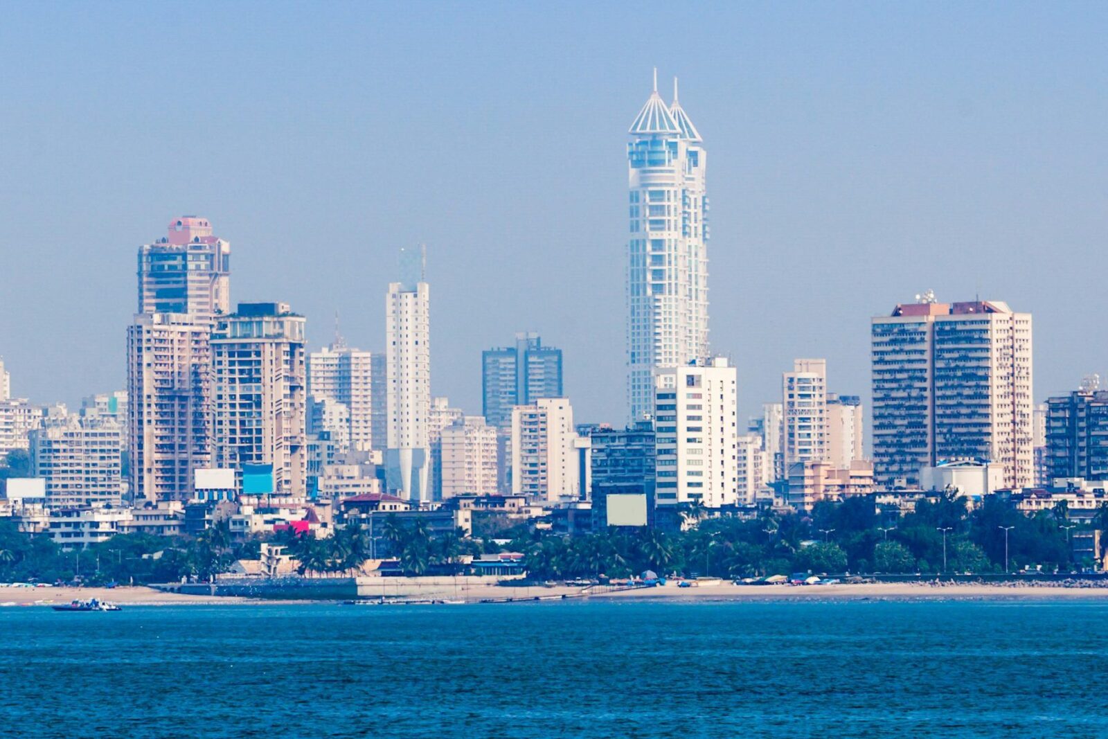 Mumbai's skyline from Marine Drive; the RBI is based in Mumbai